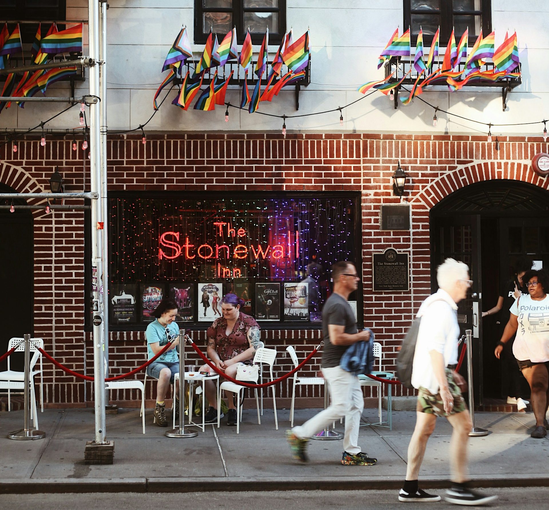 The Stonewall Inn in New York.